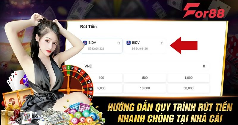 Hướng dẫn quy trình rút tiền nhanh chóng tại nhà cái