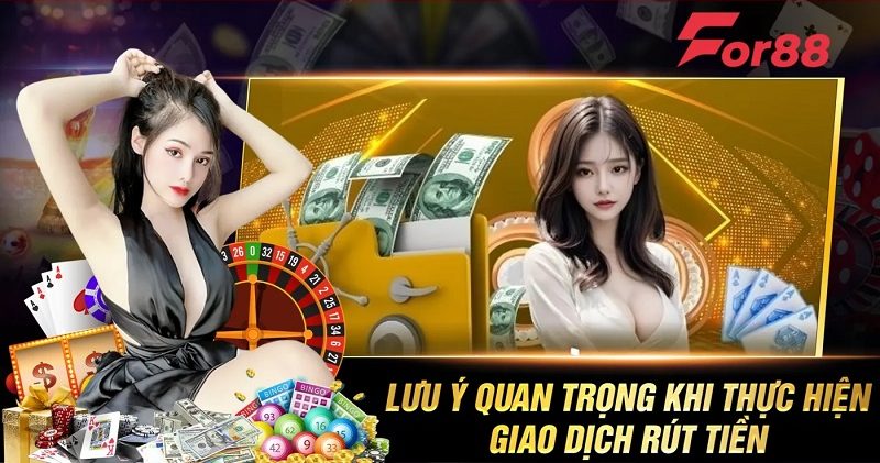 Lưu ý quan trọng khi thực hiện giao dịch rút tiền